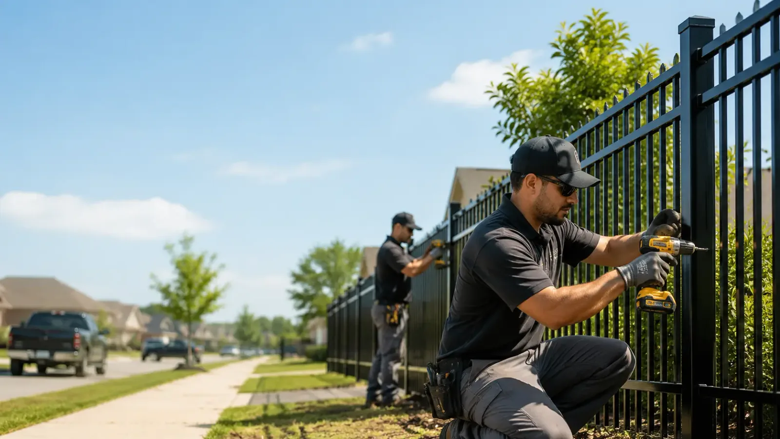 Metal Fence Installation in Brooksville, KY